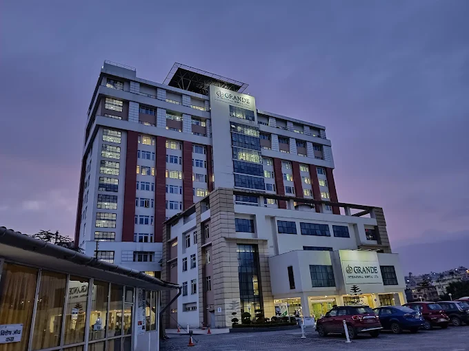 "Grande International Hospital Kathmandu Nepal with advanced healthcare facilities and modern medical infrastructure"